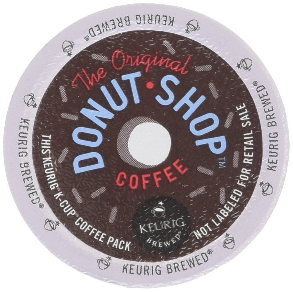Coffee People Donut Shop Decaf Medium Roast Extra bold, 22-Count K-Cup Portion Pack for Keurig Brewers N2