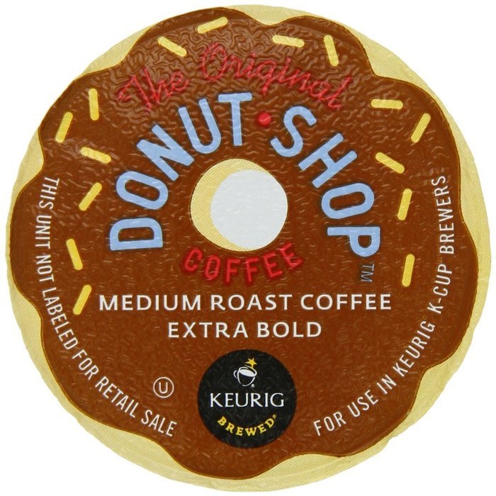 Coffee People Donut Shop Decaf Medium Roast Extra bold, 22-Count K-Cup Portion Pack for Keurig Brewers N3