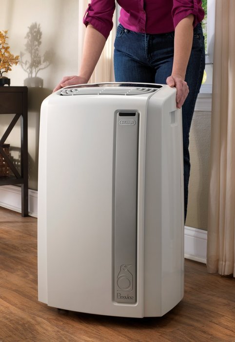 DeLonghi America PACAN120EW 12000BTU Whisper Cool Portable Air Conditioner N4
