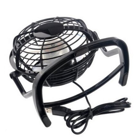 Niceshop 360 Degree Rotation Ultra-quiet USB Powered Mini Summer Electric Cooling Fan for PC /Laptop /Notebook... N10