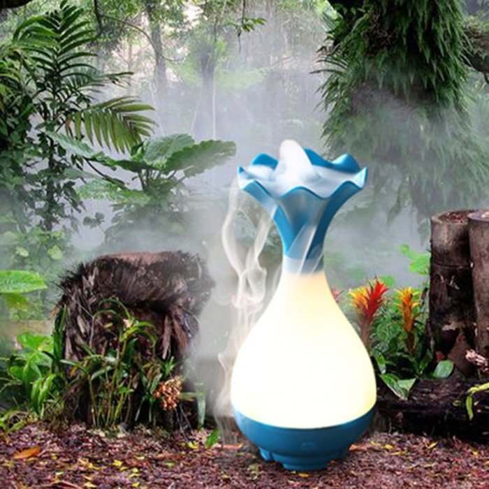 Essential Oil Diffuser, SUNTA Colorful 95ml Aromatherapy Diffuser Portable Ultrasonic Aroma Humidifier LED Lamps... N6