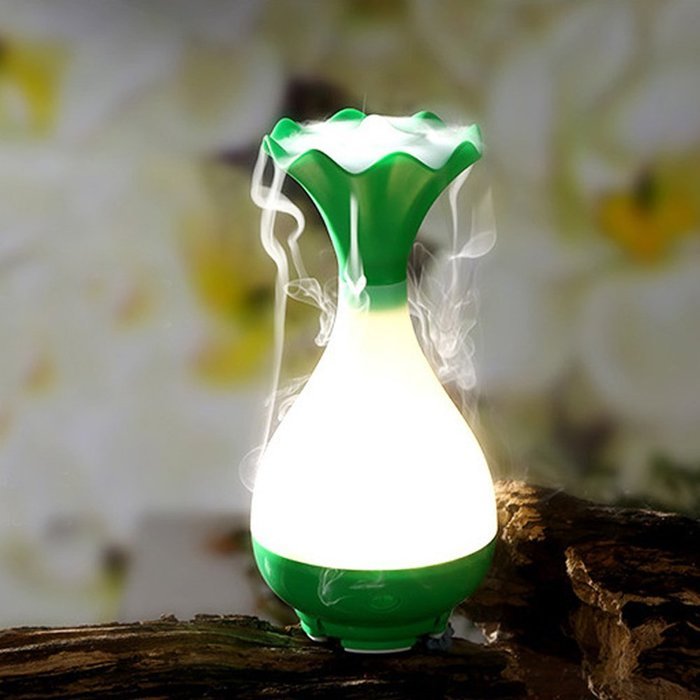 Essential Oil Diffuser, SUNTA Colorful 95ml Aromatherapy Diffuser Portable Ultrasonic Aroma Humidifier LED Lamps... N7