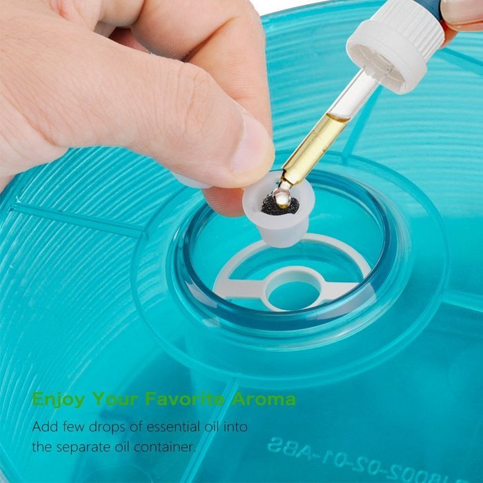 Opolar 3.8L Ultrasonic Humidifier, Top Filling, Easy To Clean Cool Mist Whole Room Humidifier with Large Capacity... N6