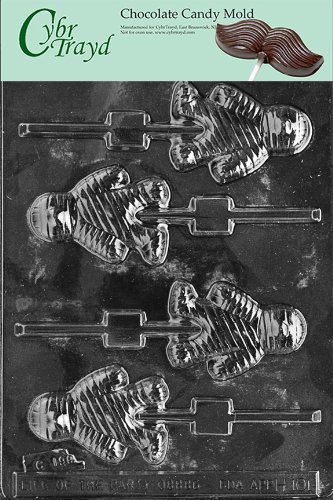 Cybrtrayd H101 Halloween Chocolate Candy Mold, Mummy Lolly