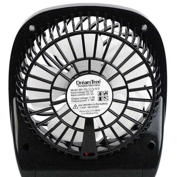 Honeyall Portable Mini Rechargeable USB Fan Vertical high speed mini fans with 3 modes Sleeping Breeze,Natural... N15