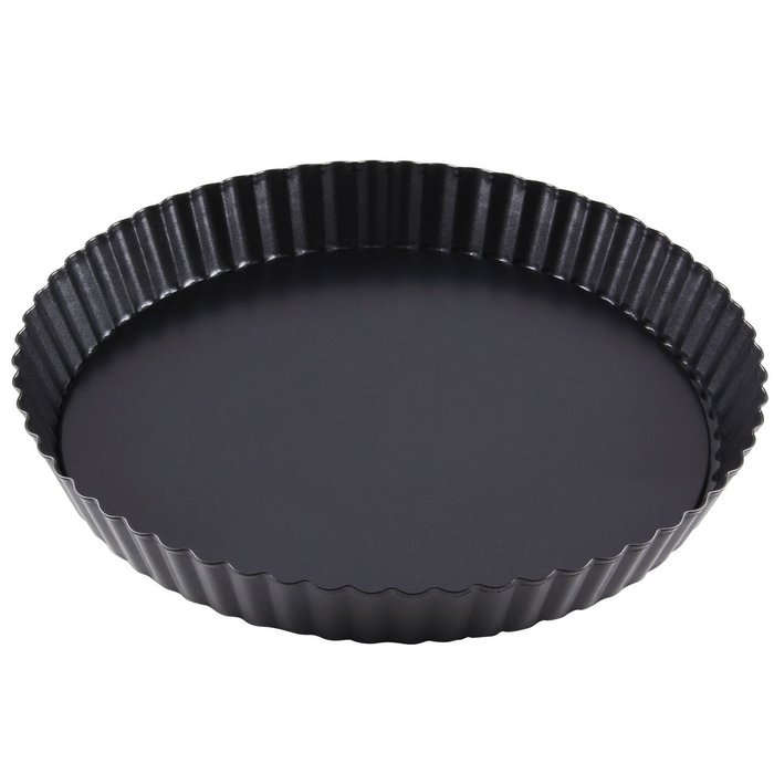 Yilove Pizza Pan, Heavy Carbon Steel Round Pan, Durable, Non-stick, 8 inch