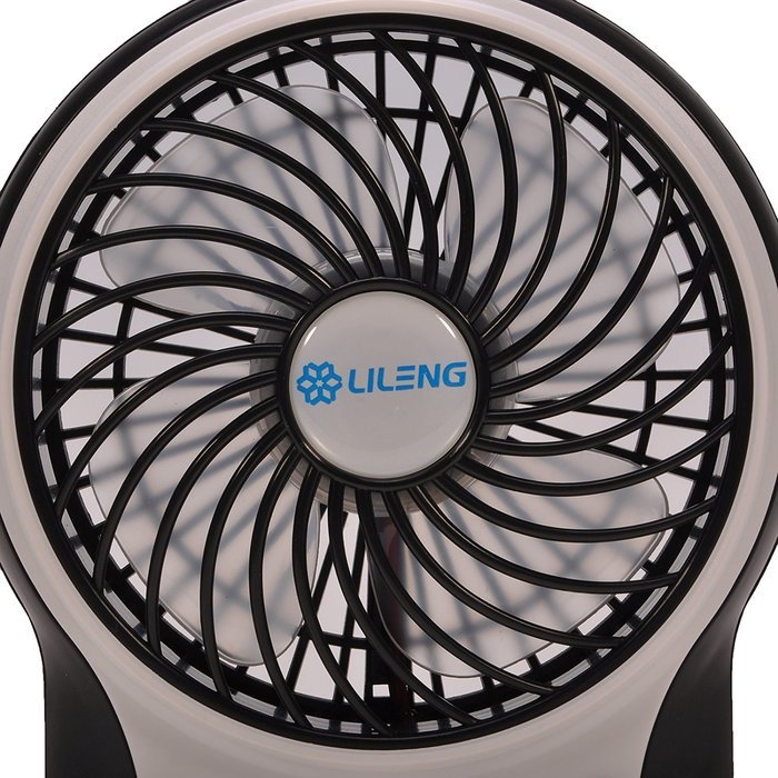 GIZGA Mini Portable USB Rechargeable 3 Speeds Personal Fan with LED Light, Built in 2200mAh 18650 Lithium-ion... N24