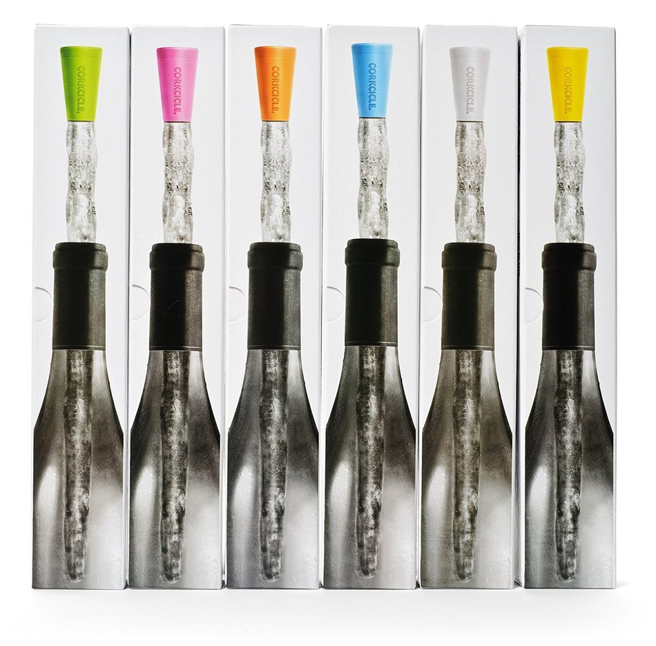 Corkcicle Color Wine Chiller, Pink