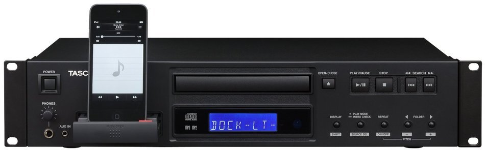 TASCAM CD-200iL Professional CD-Player with 30-Pin and Lightning iPhone Dock N3