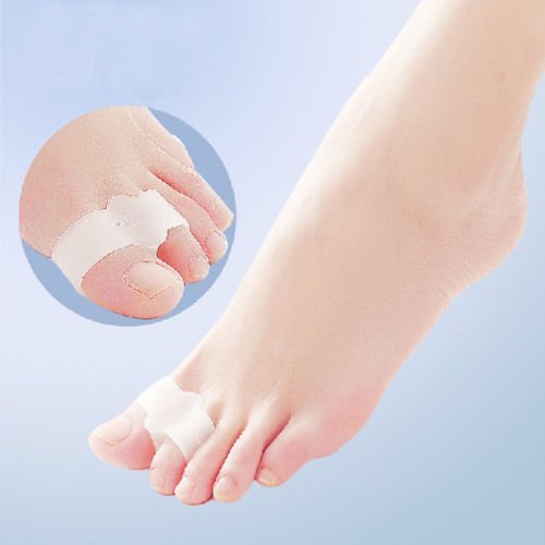 2X Gel Silicone Bunion Corrector Toe Protector Straightener Spreader Separator N5
