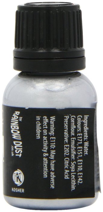 1 X Silver Food Paint