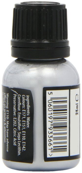 1 X Silver Food Paint N2