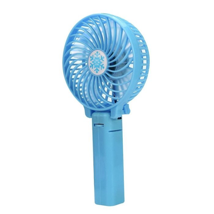Yoyorule Summer Mini Fan Portable Handheld Air Conditioner Cooler Fan USB Battery (Black) N38