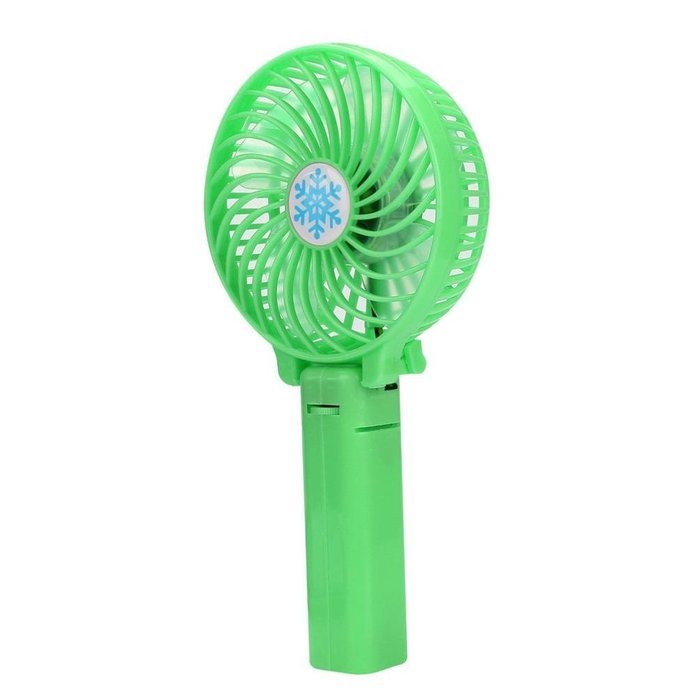 Yoyorule Summer Mini Fan Portable Handheld Air Conditioner Cooler Fan USB Battery (Black) N39