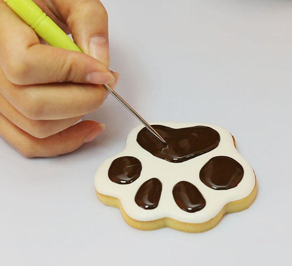 Gooday 6 PCS Scriber Needle Modelling Tool Marking Patterns Icing Sugarcraft Cake Decorating N2