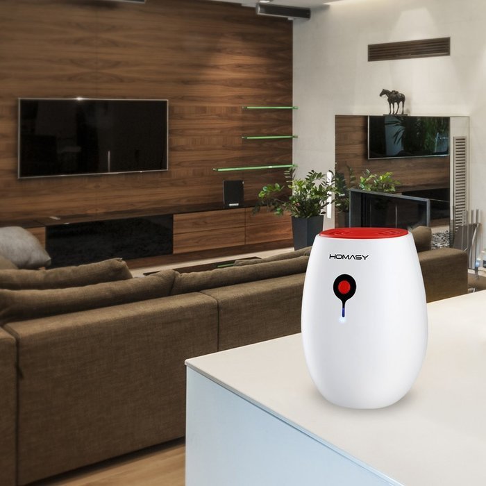Homasy Portable Mini Dehumidifier, Electric Compact Powerful Auto Humidistat Air Dryer, Whisper Quiet, for Bedroom... N8