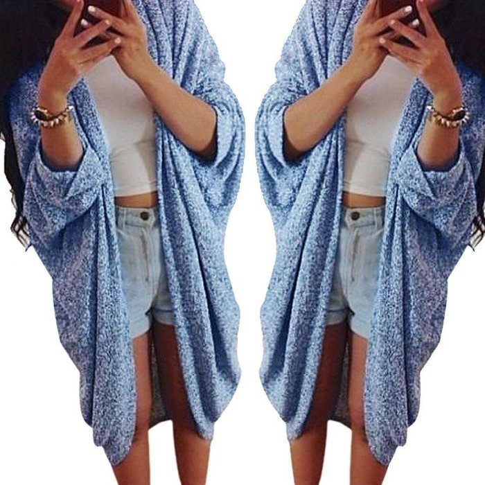 Cardigan Jacket,Morecome Womens Lady Casual Knit Sleeve Sweater Coat N2