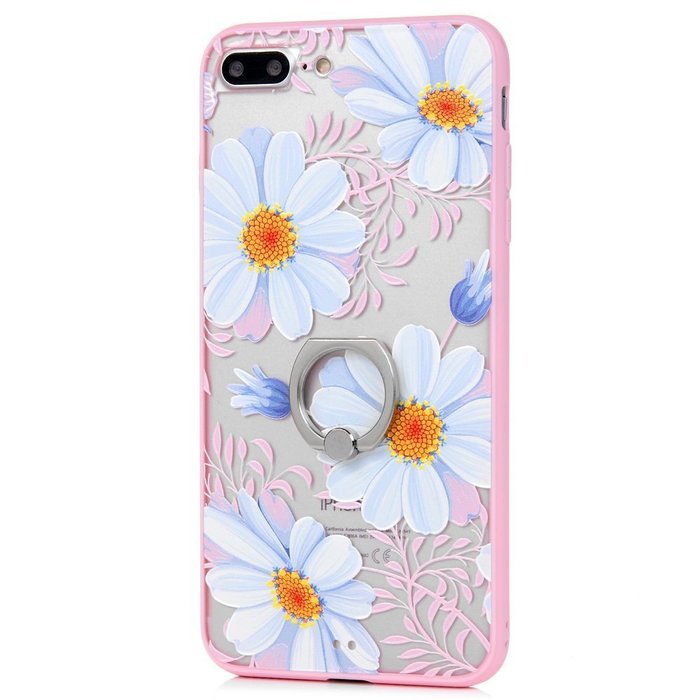 Badalink iPhone 7 Plus Case (5.5") 360 Degree Rotating Ring Holder Kickstand Shockproof Soft TPU Bumper Frame... N8