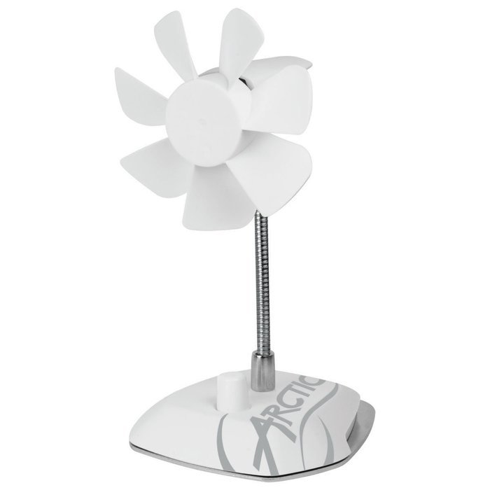 ARCTIC Breeze Pro, USB-Powered 92mm Desktop Fan, Adjustable Fan Speed and Blowing Angle, 4-Port USB Data Hub -... N6