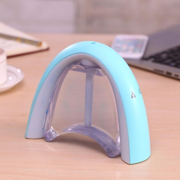 Leewa Rainbow Message Board USB Air Humidifier Light Color Night (Black) N10