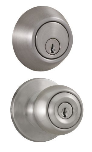 Weslock 02241GNGNFR2A Hudson Knob Combo Pack, Satin Nickel by Weslock