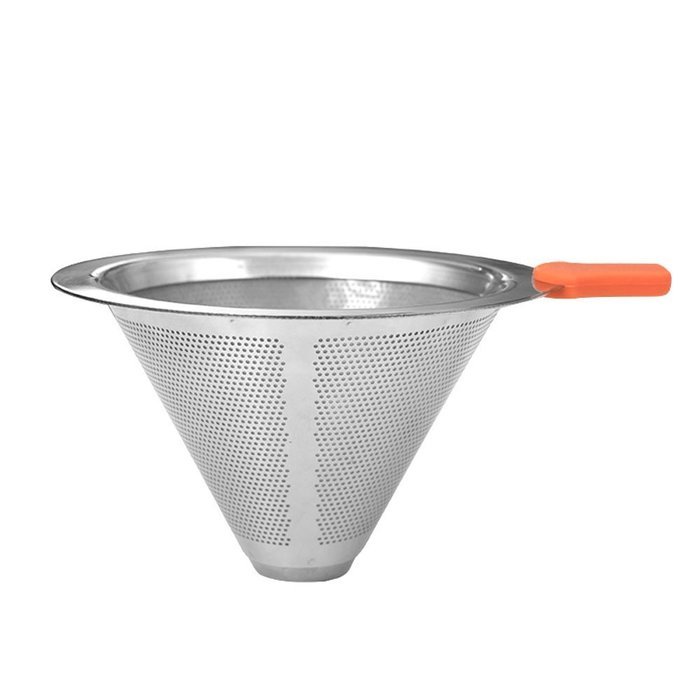 Decembervii Portable Reusable Stainless Steel double mesh Pour Over Coffee Filter with Upgraded Cup Paperless...