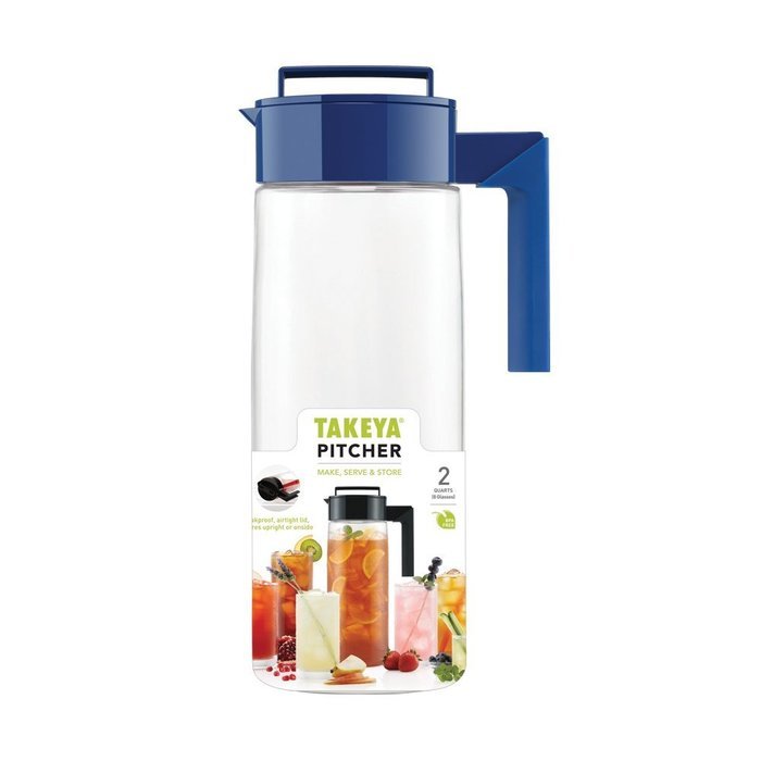 Takeya Airtight Pitcher, 2-Quart, Raspberry