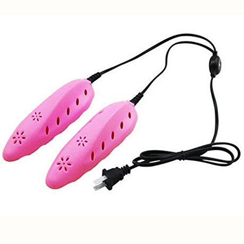 YIJIA Electric Shoe Dryer Warmer ABS Plastic Hollow Flower Pattern Travel Shoe/Boot Warming Drying Machine Purple... N2