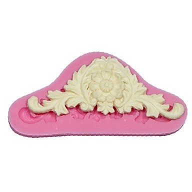 Y&XL&H 3D Flower Vine Icing Sugar Fondant Mold Wedding Cake Modeling Decorating Mould Silicone Cake Border Mold N7
