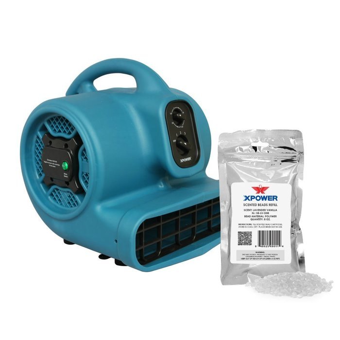XPOWER P-450NT Freshen Aire 1/3 HP Scented Air Mover with Ionizer, Timer & Freshener Beads Refill (Grapefruit,... N10