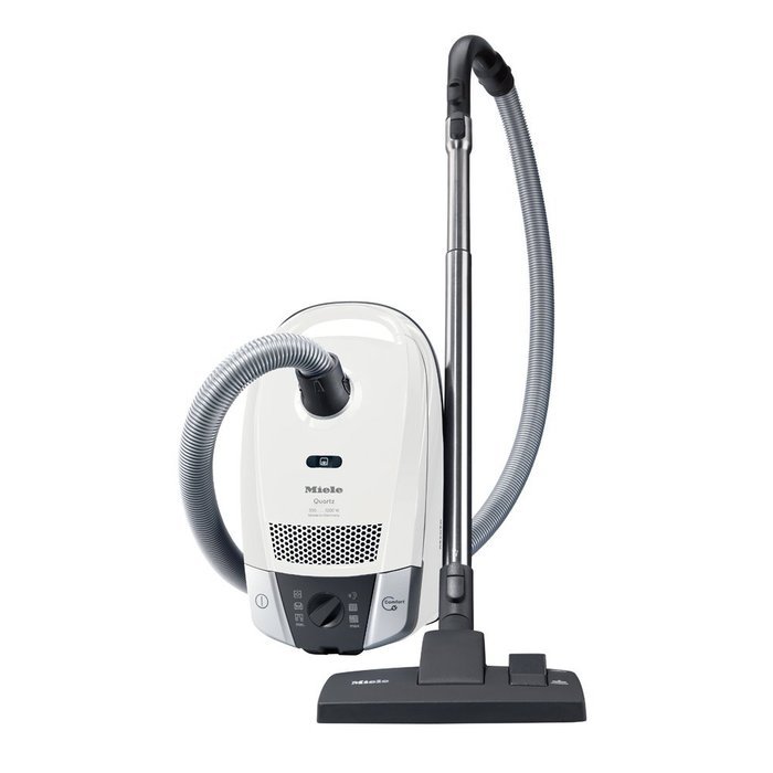 New Miele Compact C2 Quartz Canister Vacuum, Lotus White - Corded