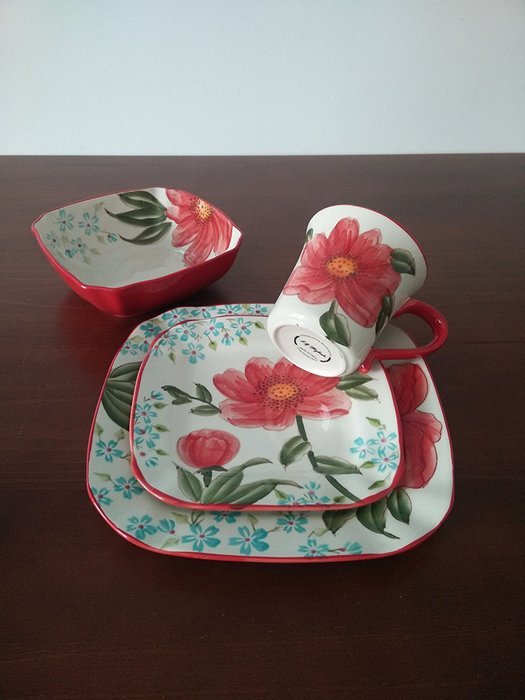 LG Dinnerware Set, 16-piece - Turquoise Blue N4