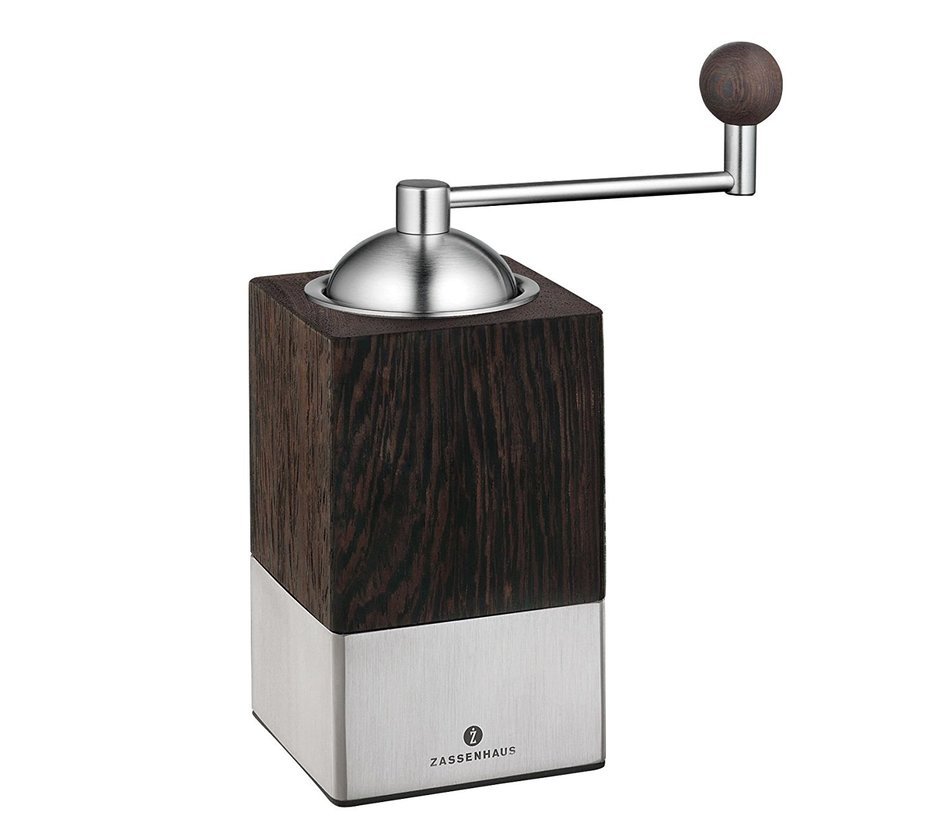 "GUATEMALA" Coffee Mill - Stainless Steel / Wenge, by Zassenhaus