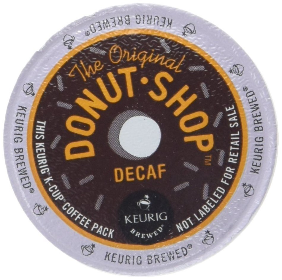 Coffee People Donut Shop Decaf Medium Roast Extra bold, 22-Count K-Cup Portion Pack for Keurig Brewers N4
