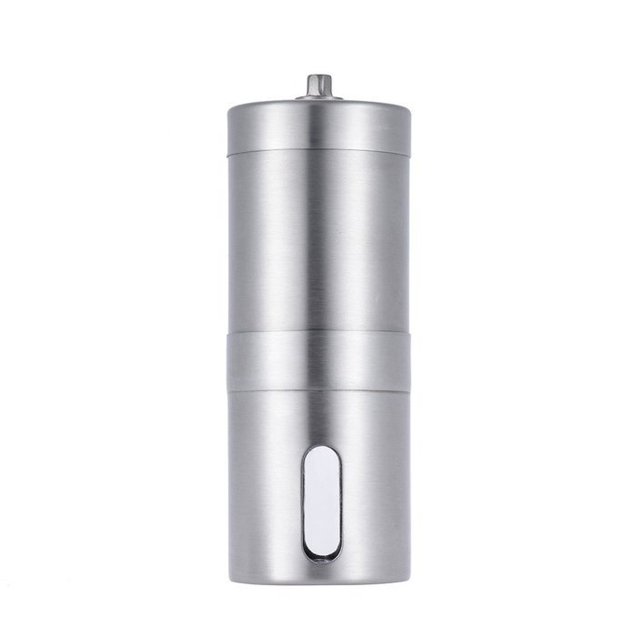 Stainless Steel Manual Coffee Grinder, Punasi Portable Hand Coffee Bean Grinder with Adjustable Ceramic Burr N2