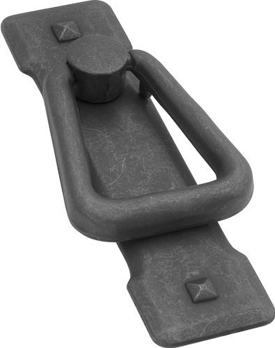 Belwith Pa0712-Bma 1 X 3-1/2 Ring Pull Black Mist Antique (Pack of 10) by Hickory Hardware