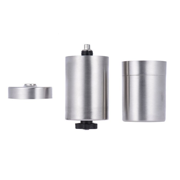 Stainless Steel Manual Coffee Grinder, Punasi Portable Hand Coffee Bean Grinder with Adjustable Ceramic Burr N3