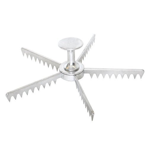 Royal Industries Pie Marker, Cast Aluminum, 10-Slice, Silver N2