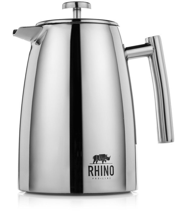 Premium Coffee Press W/ BONUS Coffee/Tea Scoop - Superior 18/8 304 Stainless Steel & Double Wall Insulation -...