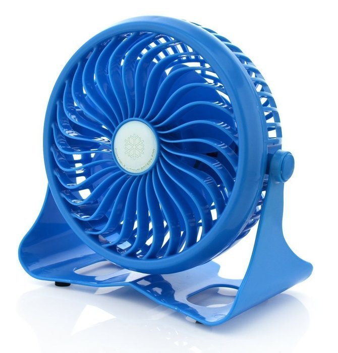 Happy-top 360 Degree Adjustable Wireless USB or 18650 Battery Powered Portable Desk Fan Mini Portable Fan Electric... N18