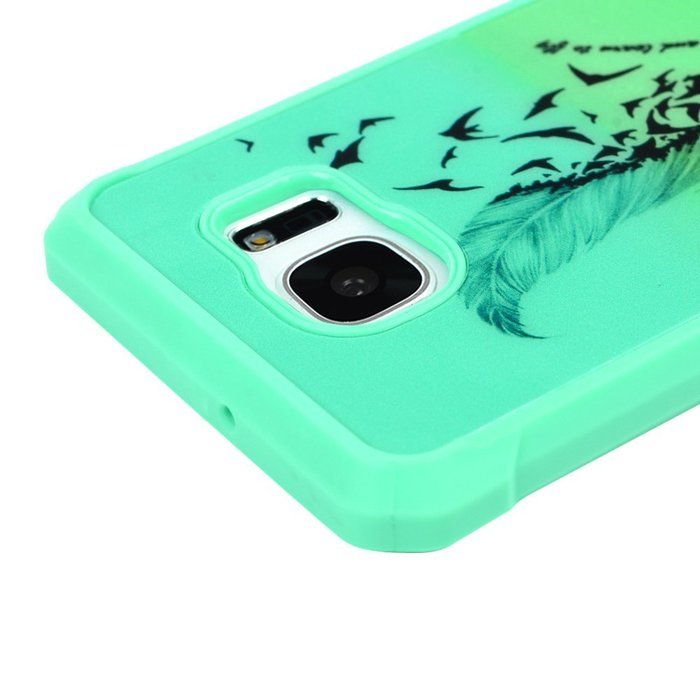 Galaxy S7 Case,Samsung Galaxy S7 Case - Shockproof TPU Gel Frame Bumper + Hard PC Back Shell Hybrid Case Scratch-Resistant... N40
