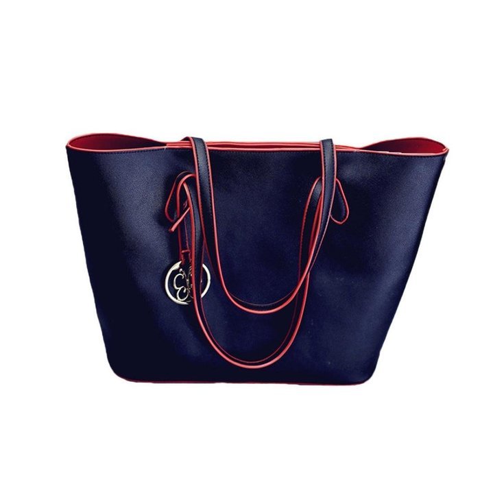 AutumnFall&reg; Women Simple Fashion Butterfly Pendant Handbag Shoulder Bag Large Tote Ladies Purse (Black) N5
