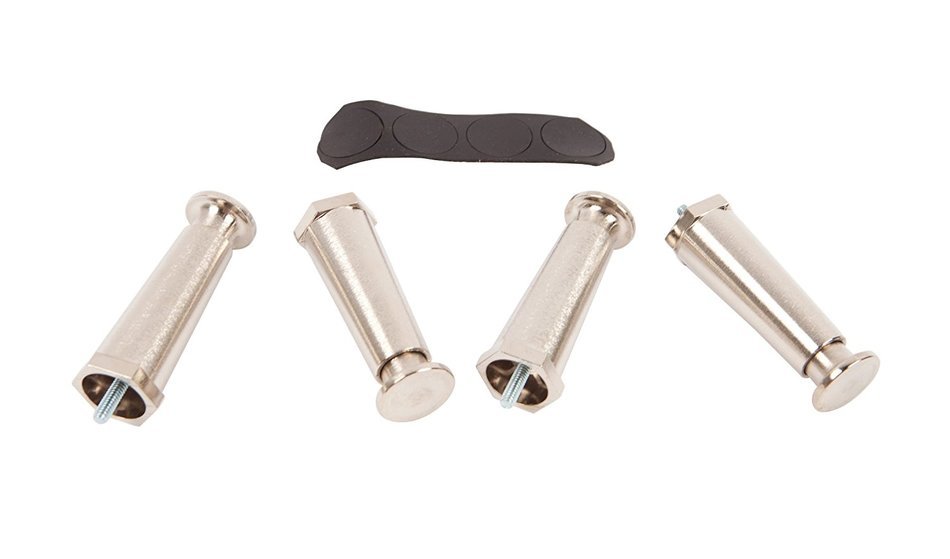 Bunn 00511.1000 4Pk Adjustable Satin Nickle Legs .25-20