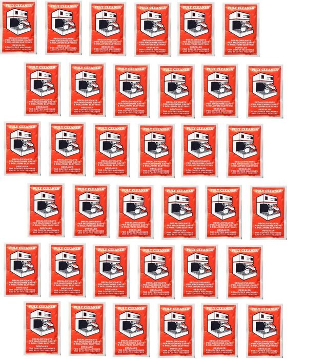 Asachimici: "Puly Cleaner" Descaler for Coffee Machines and Electric Heaters - 30g (1 Ounce) Envelopes (Pack of...