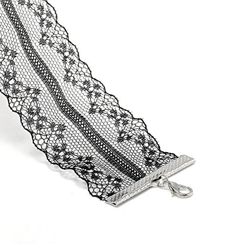 Retro Fashion Choker Necklace Flower Women Sexy Black Lace Collar Jewelry Gift N2