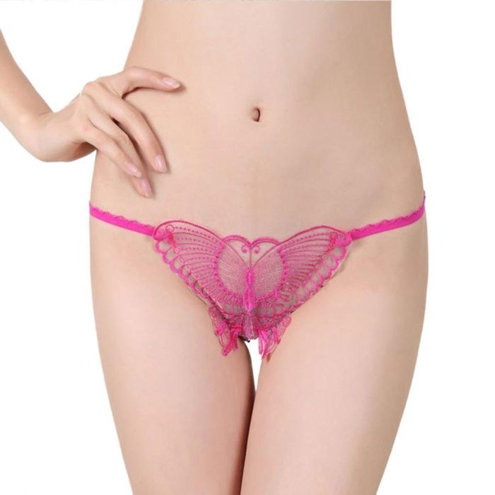 Underpants ，Beautyvan Comfortable 2016 New Embroidery Panties Briefs Lingerie G-string Fashion Thongs (Red) N2