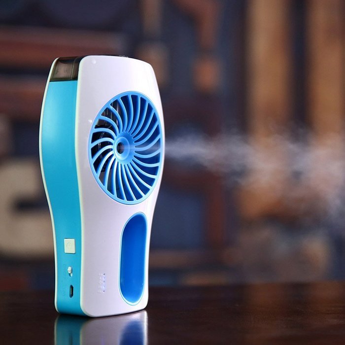 Anself Handheld USB Mini Misting Fan Humidifier for Home Office and Travel N3