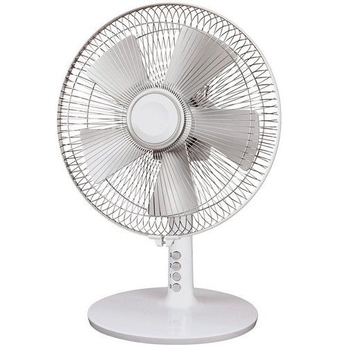 Polar-Aire HMS-12D WS Desk Fan, 12", White