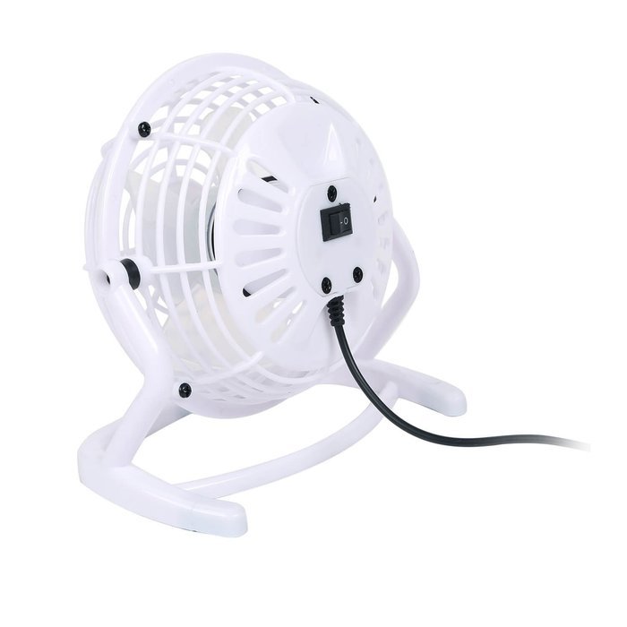 iMounTEK Mini USB Fan, Ultra Quiet Silent Design, Angle Upwards/Downwards, 128mm Diameter (Black) N4