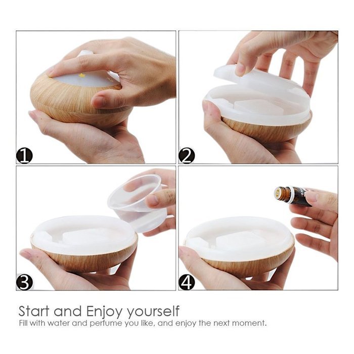 Multifunctional Mini Electric Ultrasonic Aroma Diffuser Air Purifier Humidifier Whisper-Quiet Cool Mist Humidifier... N15